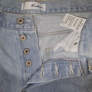 KanCan Light Blue Denim Button-Fly Jeans